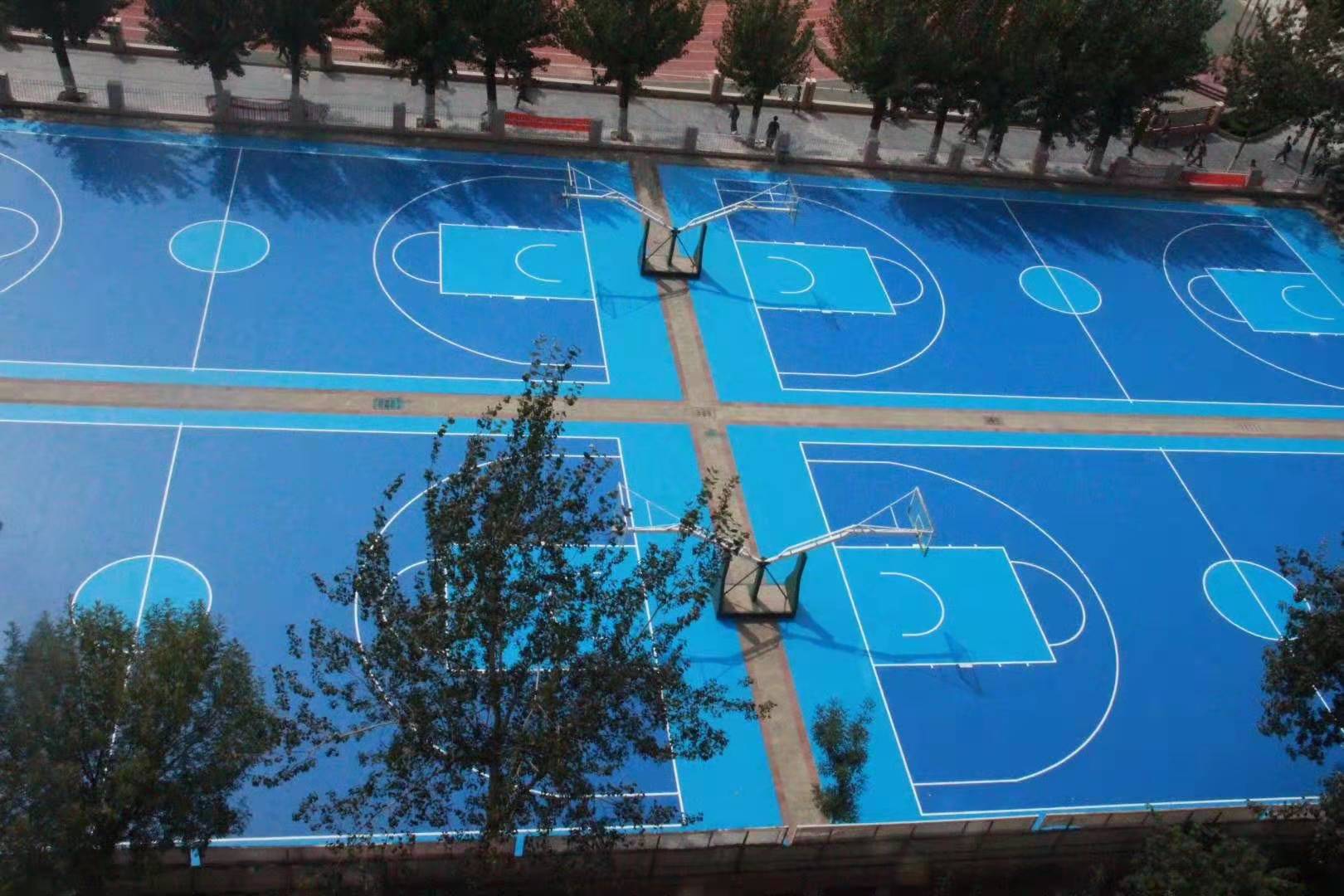籃球硅pu場地