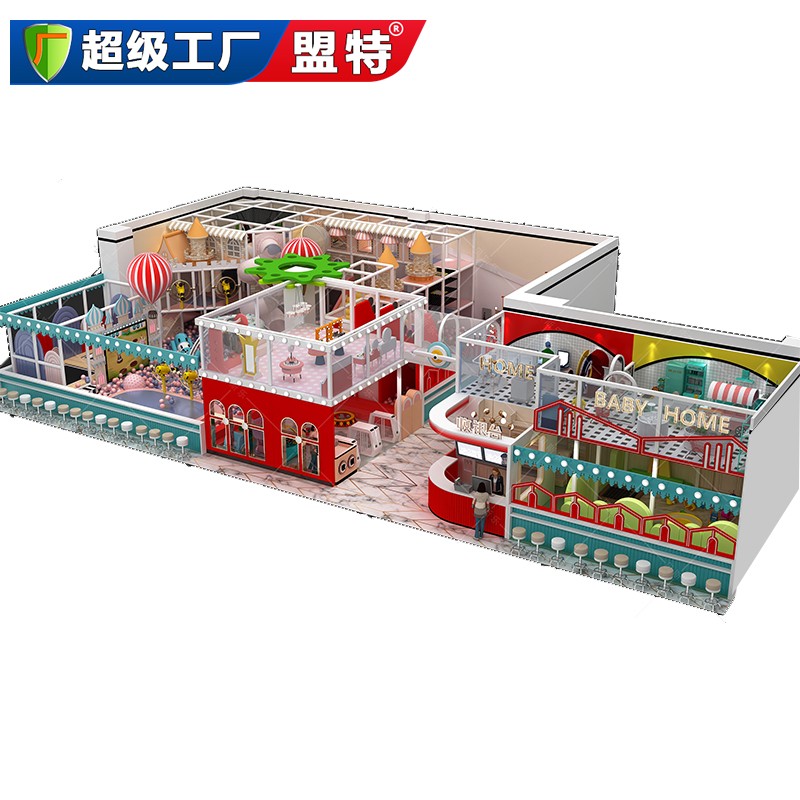 室內(nèi)兒童小場游樂城堡