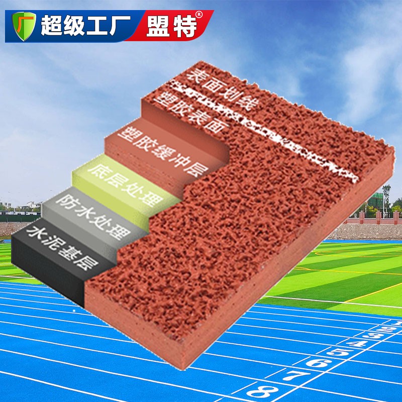 透氣型塑膠跑道